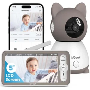 Baby Monitor with 2K Camera and Audio - Video Monitor