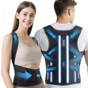 Breathable Mesh Full Back Brace Support