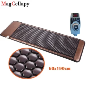 Stone Mattress Massage Heating Pad Relieve Back Pain